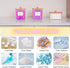 3 Pack Set, efluky Laundry Pods Container & Dryer Sheet Holder Clear Laundry Room Organization Containers with Bamboo