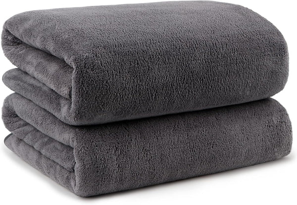 Orighty Microfiber Bath Towels Pack of 2 (27'' x 54'') - Soft, Highly Absorbent, Quick Drying for Body, Sport, Yoga,