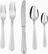 Fortessa Caviar Flatware Serving Spoon, 8.2-Inch, 18/10 Stainless Steel