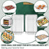 Small Baking Sheet with Rack Set - 2 Small Cookie Sheets + 2 Small Baking Racks, CEKEE Stainless Steel