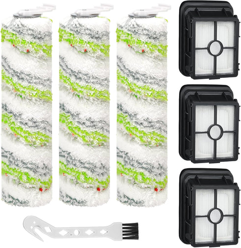 3 Pack 2788 1866 2554 2554A 2590 2593 2596, 35151 3515 35152 3513 3518, 1618641&1608684 Multi-Surface Pet Brush Rolls