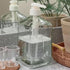 37oz eBun Glass Mouthwash Pump Dispenser with Cups for Bathroom - Guest Bathroom Essentials, Mouthwash Container
