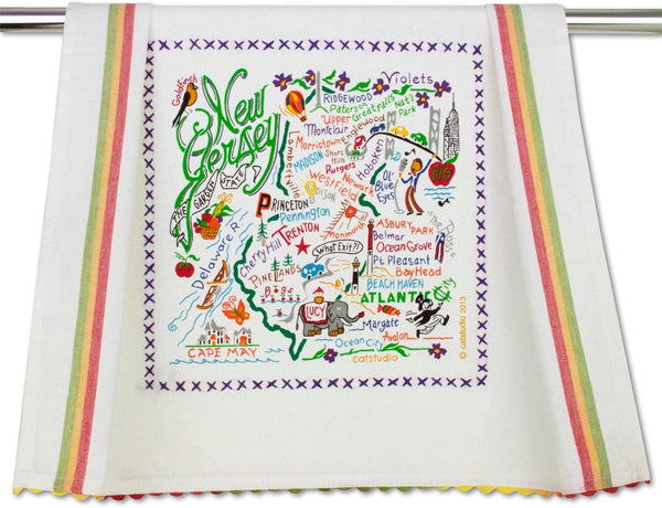 New Jersey Dish Towel - U.S. State Souvenir Kitchen and Hand Towel, Perfect Tea Towels for New Jersey Lovers by