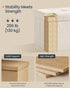 12.2 16.1 12.2 Inches, 286 lb, ULSF094W01 SONGMICS Small Folding Storage Ottoman, Foot Rest Stool, x x Ottoman