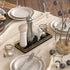 Oak Wooden Decorative Kitchen Tray, 11" L Dish Soap Sponge Holder for Sink Countertop, Spice Salt and Pepper Organizer