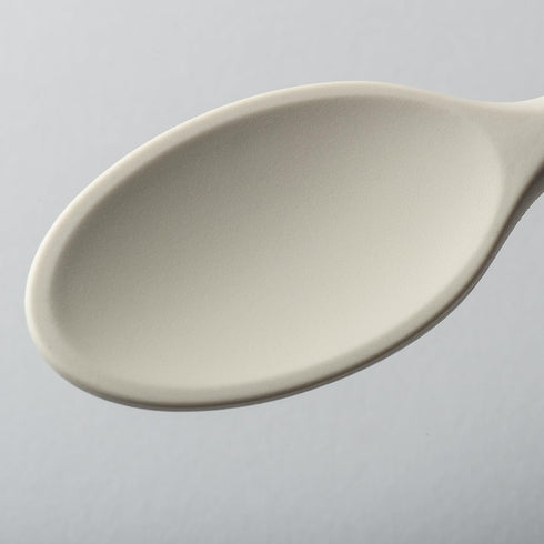 Zeal Scratch Non-Stick Cooking Spoon, Silicone, Cream, 30 cm