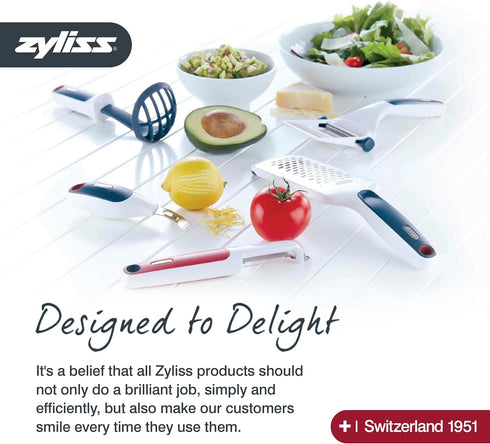 2 Zyliss Garlic Peeler & Easy Clean Garlic Press - Silicone Garlic Peeler Tube and Garlic Crusher for your Kitchen