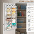 24 Closet 8 57.5") MISSLO Pairs Over the Door Shoe Organizer Breathable Mesh Hanging Shoe Rack for Storage with Wide