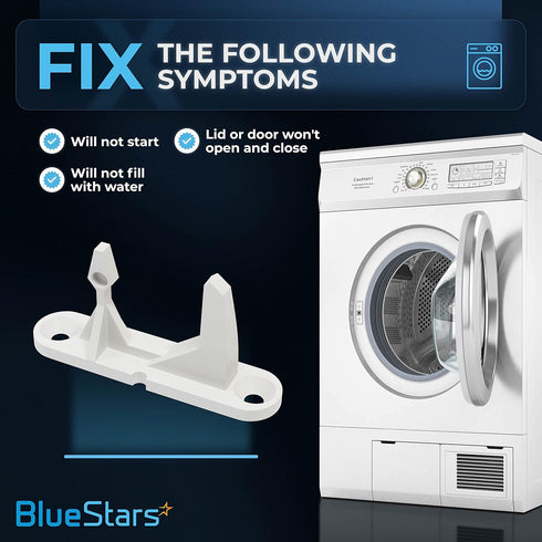Ultra Durable 131763310 Washer Door Striker Replacement Part by BlueStars, Exact Fit for Frigidaire & Kenmore Washer,