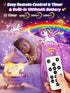 15 Music+15 Films+315 360+Remote+1200mah Carousel Night Light for Kids, Colors Star Projector for Kids Night Light