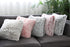 Uhomy 2 Packs Fluffy Accent Pillow Covers, 20"x20", Soft Burgundy Ombre Faux Fur Decorative Cushion Covers