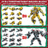 Asoulin 2025 24 Countdown 25-In-1 6+ Advent Calendar Boys, Days STEM Robot Building Blocks Christmas Calendar Gift Box