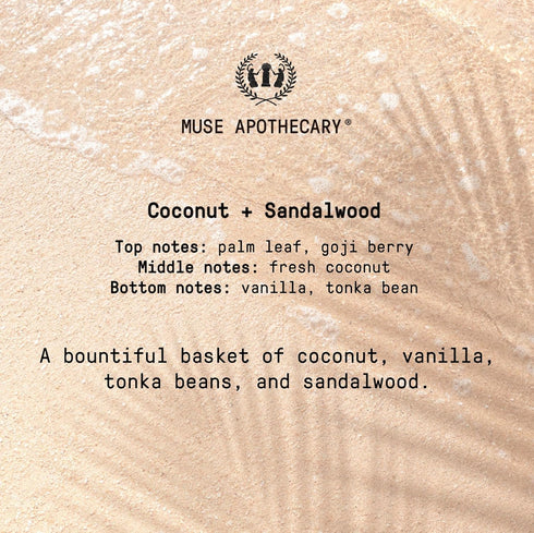 Muse Apothecary Flush Ritual - Aromatic Toilet Spray, 4 oz, Infused with Natural Essential Oils - Coconut + Sandalwood
