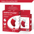 Santa's Stocking Flask for Party: 2.25 Liter Flasks, Funny Yankee Swap Gifts, Holiday Party Decorations
