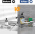 Counter (304 Vanwood Sponge Holder for Kitchen Sink with Auto Draining Tray, Sink Caddy Kitchen Sink Cocina Organizer
