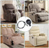 ICYANG Universal Oval Black Plastic Recliner Release Pull Handle - Fits Ashley and Major Brands