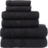 6-Piece Set, 100% Set 2 2 2 Qute Home Bath Towels Turkish Cotton Premium Quality Bathroom Towels, Soft and Absorbent