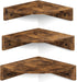 Homode Corner Shelf Wall Mount, Set of 3 Floating Corner Shelves with