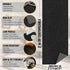Ottomanson Solid Design Non-Slip Rubberback - 2x6 Indoor/Outdoor Runner Rug for Hallway, Kitchen, Living Room, Garage,
