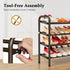 2 Closet, 28 42, Closet, 12 Gewudraw Tier Shoe Organizer, Shoe Rack for Metal Shelf Can Expandable to for Bedroom