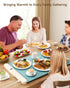 Warmer,6 Settings,Fast Warming Mat for Food, Home Essentials Food Temperature and Timer Heating, and Even Heat
