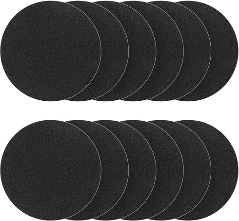 12-Pack 6.7 Inch Compost Bin Charcoal Filters for Kitchen Compost Bucket, Replacement Filter for Countertop Pail