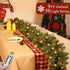 9 8 TURNMEON Dual Color Change Ft Prelit Christmas Garland Remote Control Warm White & Multicolor Lights Timer Modes