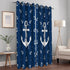 Grommet 2 52x84 Inch MissHope Nautical Anchor Blackout Curtains Ocean Beach Coastal Beach Theme Home Decoration Sailing