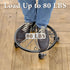 KOOKASHOP 10" 1 Pack 360 Plant Caddy with Wheels, Plant Stand with Wheels, Lockable Plant Rollers Plant Dolly, Plant