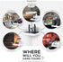 5.4" (SHELF180, Adhesive Small Floating Shelf for Speakers, Books, Plants, Cameras, Toys, Decor & More, Screwless Wall
