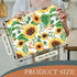 Summer Sunflowers Dish Drying Mats 18x24 Inch,Leaves Dish Pad Drying Rack Mat for Kitchen Counter Ultra Absorbent Microfiber Dishware Coffee Maker Bar Countertop Decor