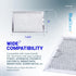 BlueStars WB06X10309 WB06X10359 Microwave Grease Filter Replacement - 7.64 x 5.12, Compatible with G.E LG Kenmore
