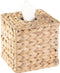 Vintiquewise Water Hyacinth Wicker Tissue Box Cover, Square