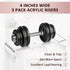 2 Set 3 12" 5mm Large Acrylic Clear Display Risers, Sizes Rectangular Showcase Collectibles Display Shelf, Thick