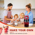 Shaved Ice Machine - Retro Red Snow Cone Maker for Homemade Shaved Ice, Slushie Ice Shaver with Stainless Steel Blade,