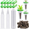 Vesici 240 Pieces Hydroponic Pod Kit Including Grow Baskets Grow Sponges and