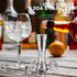 Homestia Japanese Style Jigger,Stainless Steel Double Cocktail Jigger,for Efficient Cocktail Dispensing, Glossy