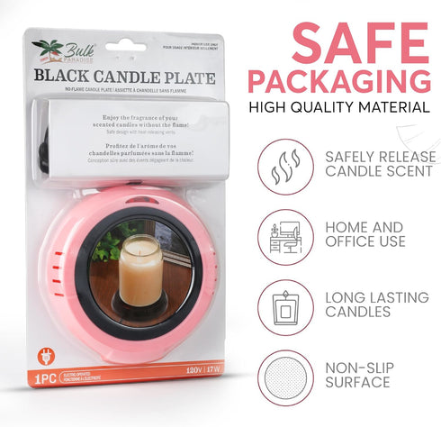 Large Candle Warmer Plate - Safely Releases Scents without Flame, Used as Candle Jar Warmer, Coffee, Mug, Cup, Tea