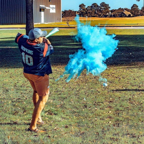 Set Gender Reveal Baseball - (Blue and Pink Balls) Exploding with Powder - Best Idea for Boy or Girl Baby Revealing