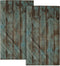 Giwawa Rustic Barn Wood Hand Towel 15x30 Set of 2, Vintage Teal