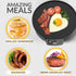 Crepe Maker Machine - Nonstick 12” Electric Griddle for Pancakes, Roti, Tortilla, Portable, Compact