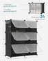 6-Tier Closet 24 ULPC033B01 SONGMICS Shoe Rack Organizer, Shoe Storage Cabinet for and Entryway, Holds Pairs of Shoes