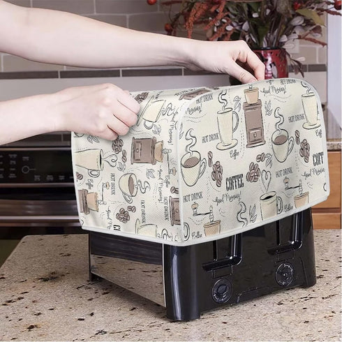 Mumeson Coffee Toaster Covers for 2 Slice Bread Toaster Oven Protection
