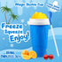 Frozen Slushie Maker Cup, DIY Magic Squeeze Slushy Cups, Portable Smoothies Cups for Juice Milkshake Yogurt Ice Cream