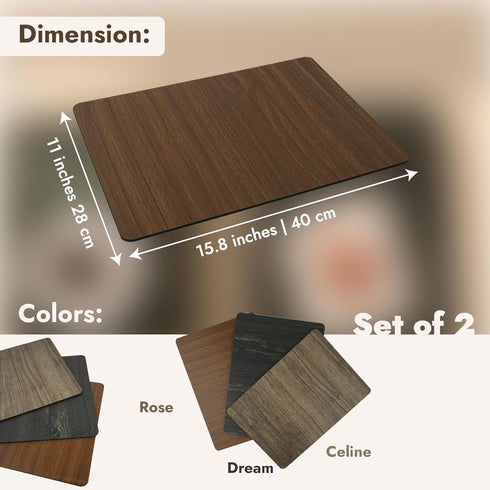 Set 2 15.8"" 11"", Ultimate Premium Products of Wooden Sofa Tray, Armrest Tray Table for Couch, Foldable, Flexible Sofa