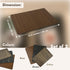 Set 2 15.8"" 11"", Ultimate Premium Products of Wooden Sofa Tray, Armrest Tray Table for Couch, Foldable, Flexible Sofa