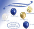 Birthday Decorations Royal Blue Gold – Glabby Happy Birthday Balloon Foil Banner for Boys Men Bday Party