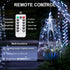 JMEXSUSS 2 Pack White Fairy Lights, 200 LED Battery Operated Twinkle Lights with Remote, 66ft Indoor Outdoor Decor