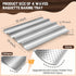 Baguette Bread Pan, Premium Nonstick Perforated Baking Tray for 4 Loaves of French Bread, Crisp Golden-Brown Crust