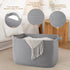 65L (19.7"x15.7"x11.8") Cotton Rope Large Blanket Basket for Living Room, Kids Room & Laundry, Storage Basket